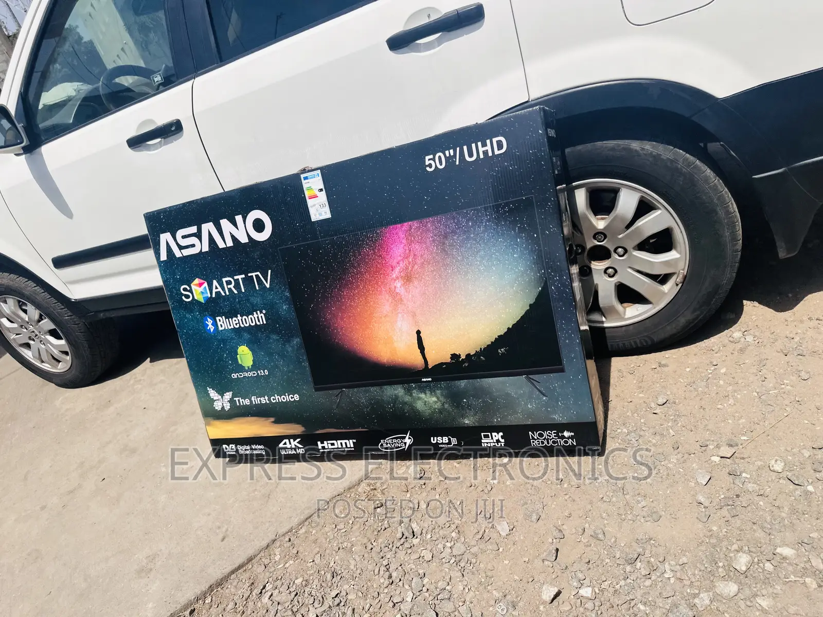Available Now Asano 50”Uhd Smart Glossy Android Tv