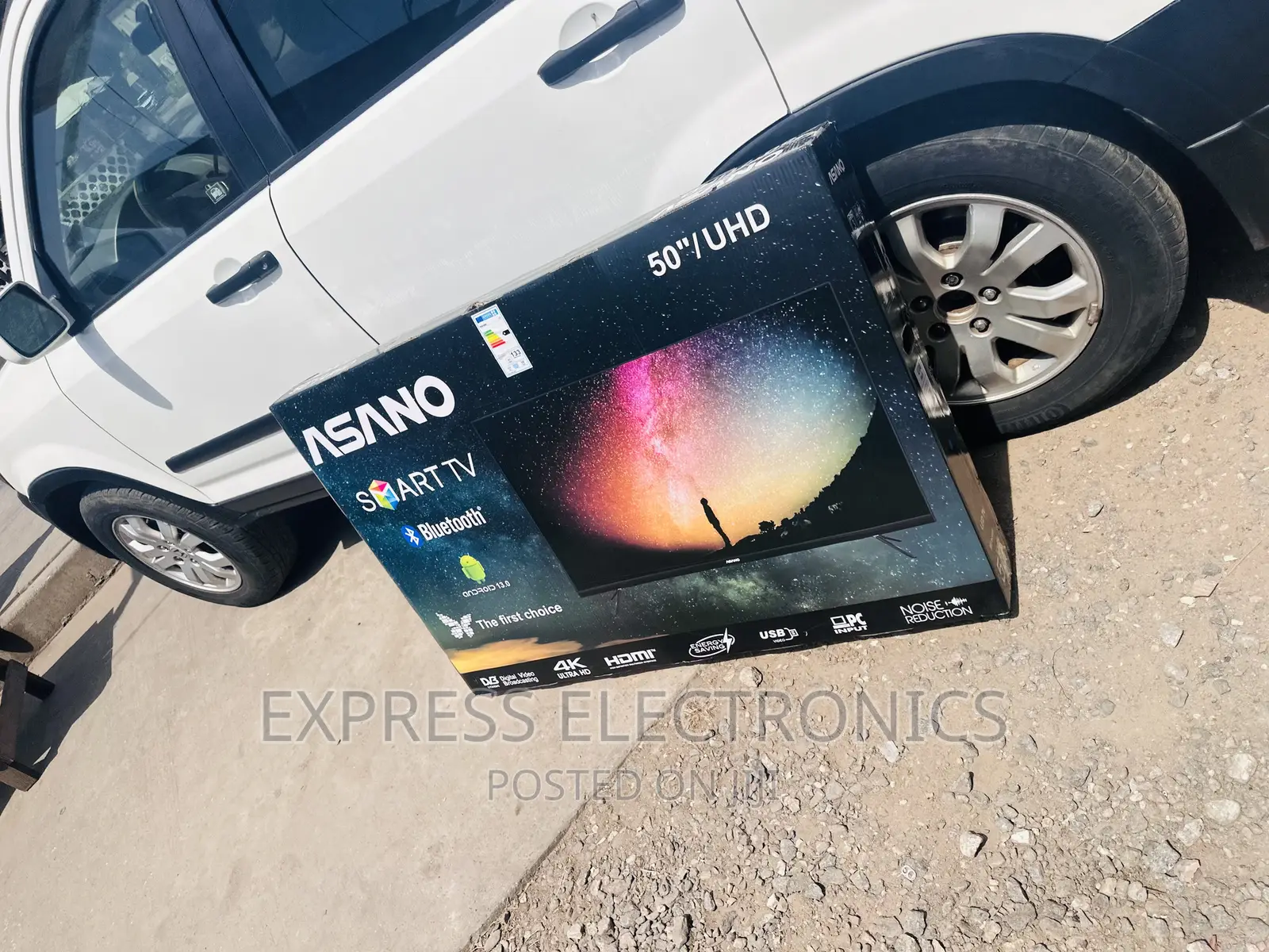 Available Now Asano 50”Uhd Smart Glossy Android Tv