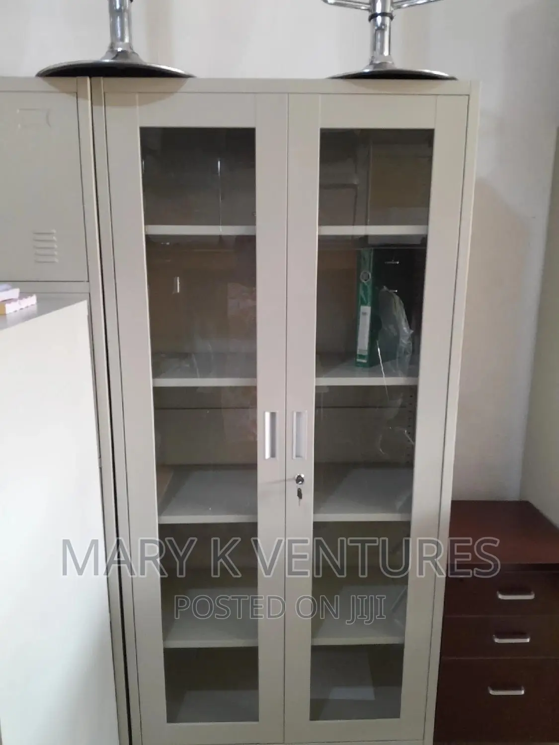Full Glass Metal Cabinet