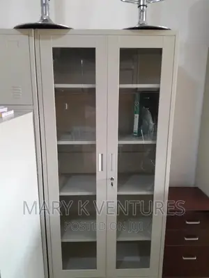 Full Glass Metal Cabinet