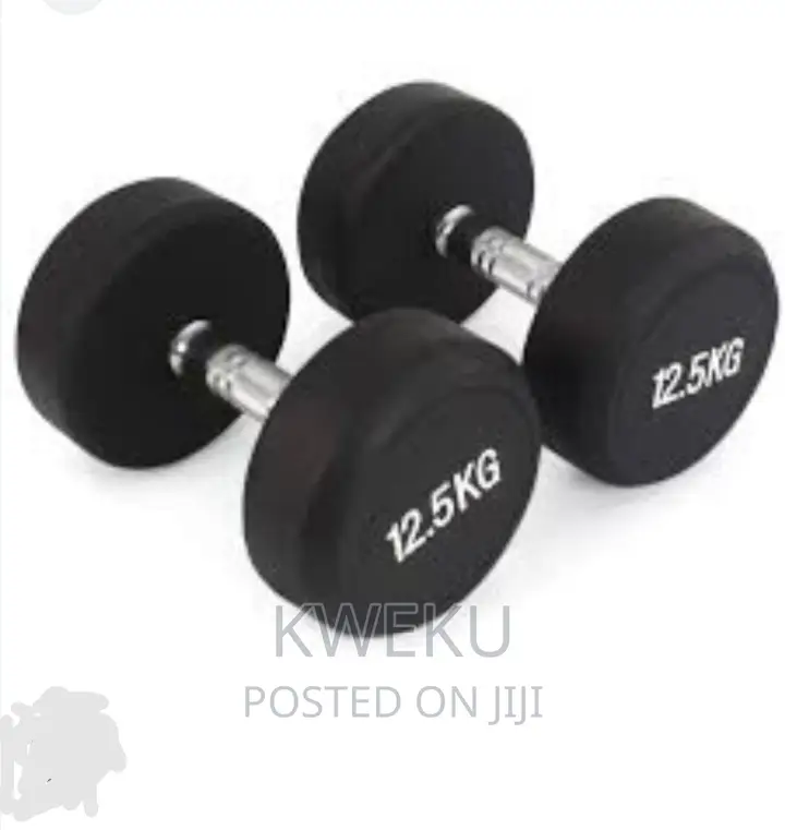 Dumbell Round 12.5kg Pair
