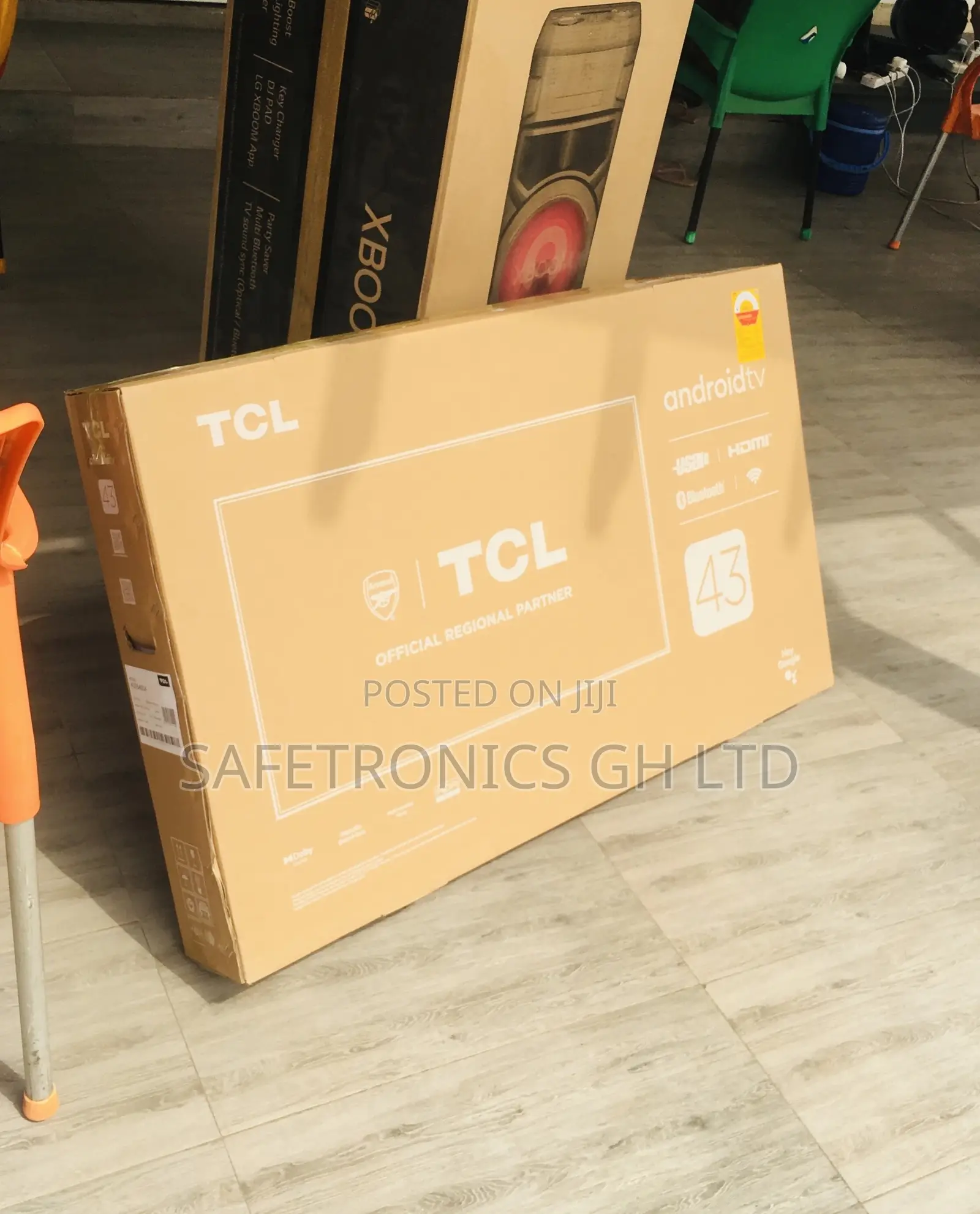 Electric Black Smart 43 Inches P635 TCL Glossy Led Tv