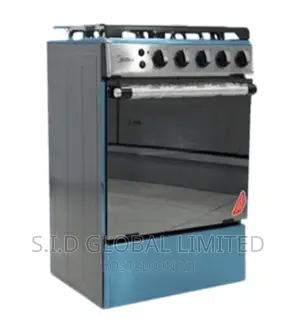Midea M_sniper60-S 4-Burner Gas Cooker – Silver
