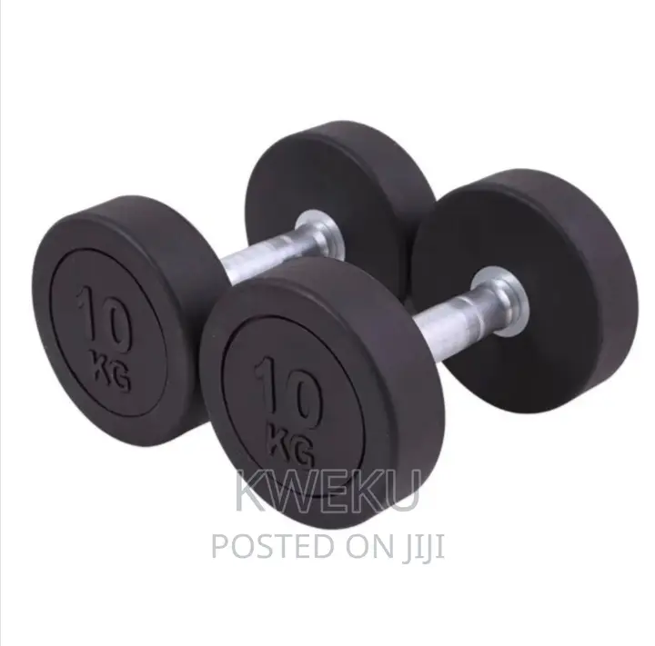 Dumbell Round 10kg Pair