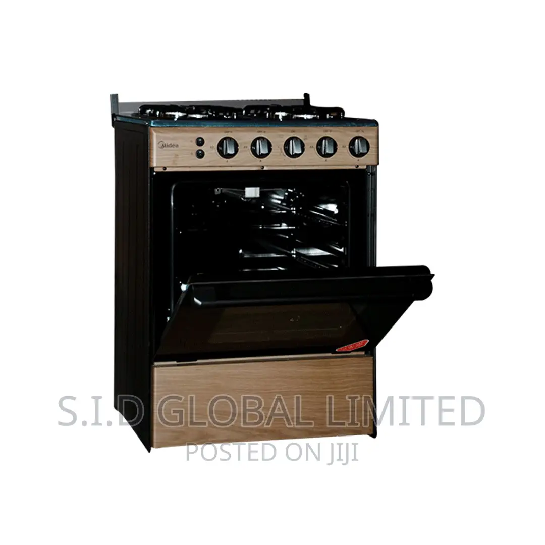 Midea 4 Burner Gas Cooker With Grill 60x60cm BMG6060-WD