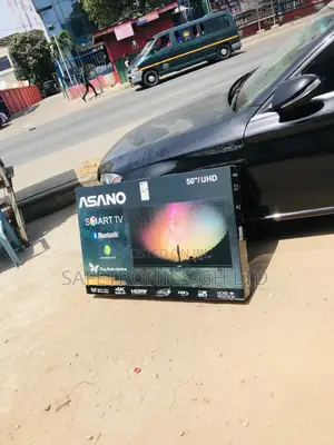 Asano Black Electric Glossy Smart 50 Inches Led Tv