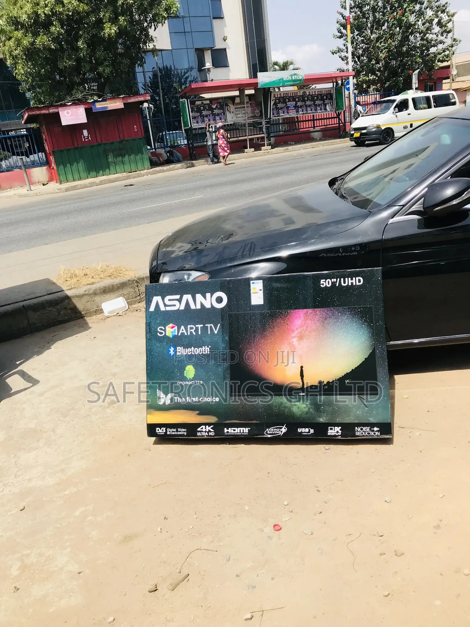 Smart Electric Asano Black 50 Inches Glossy Led Tv