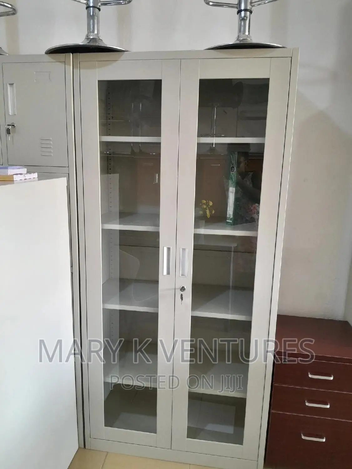 Full Glass Metal Cabinet