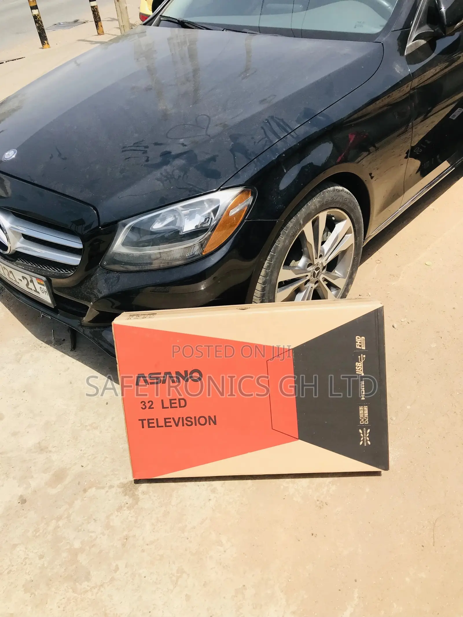 Smart Electric Black Glossy Asano Les 32 Inches Tv