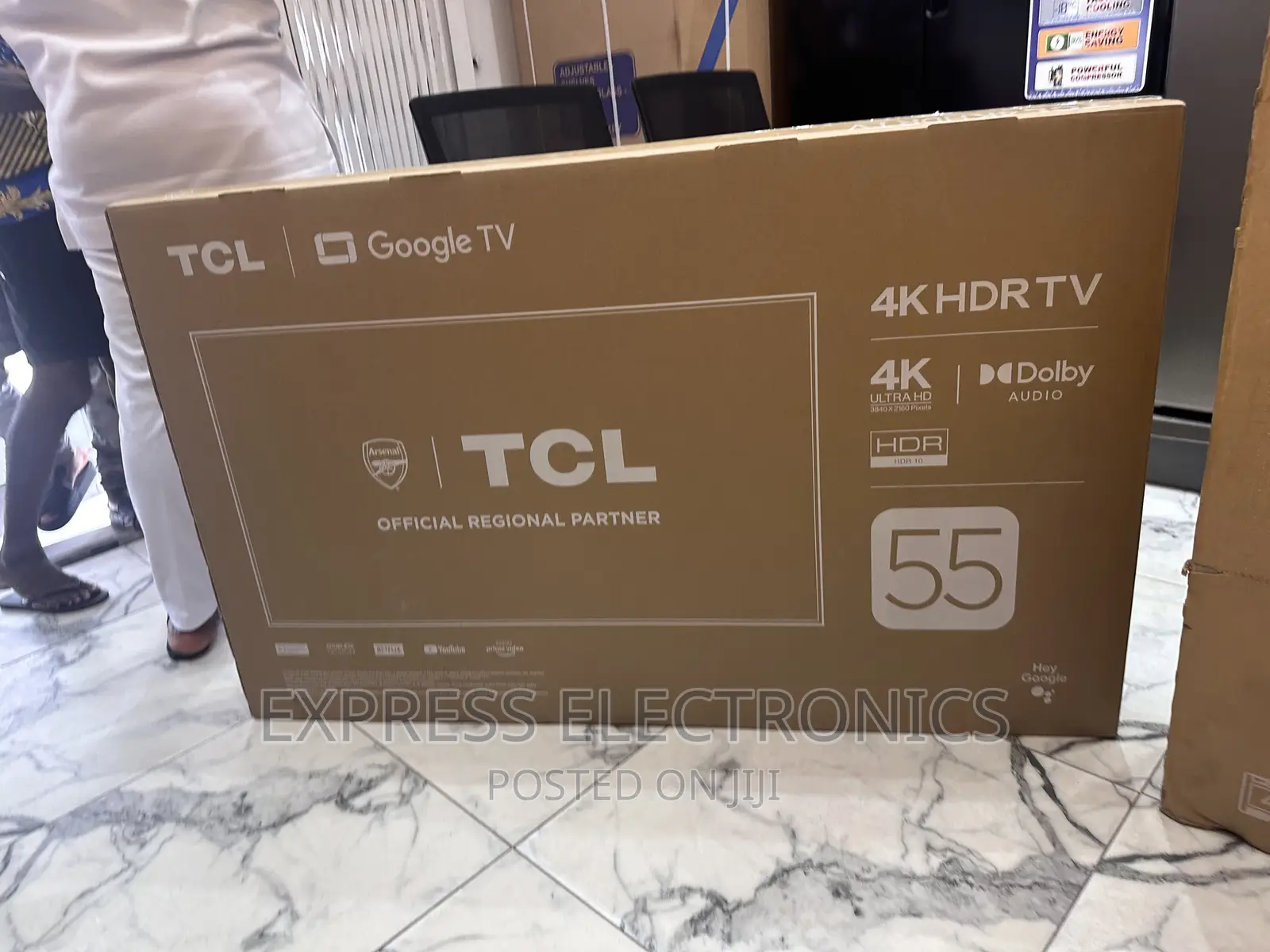 Neatly Sealed in Box Uhd Smart TCL 55”P635