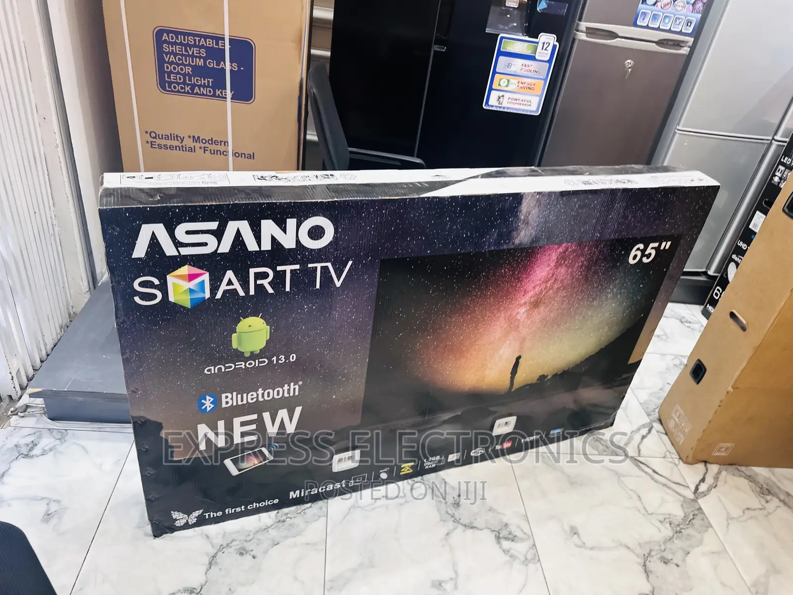 New Slim Uhd Smart Glossy Asano 65”Tv Screen