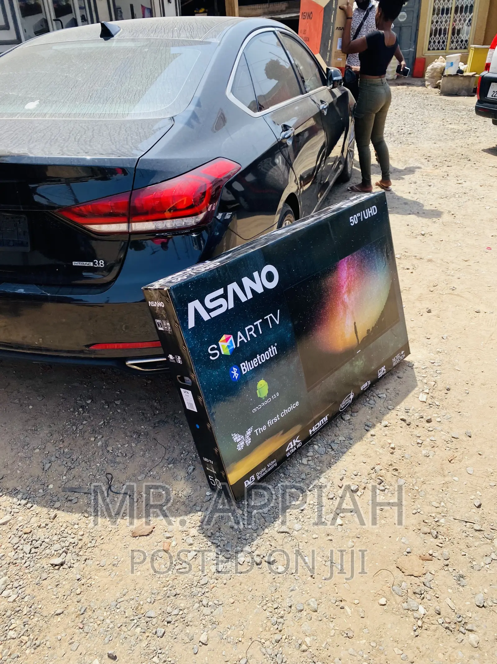 Brand New Asano 50 Inch Ultra Hd Smart Electric Tv.