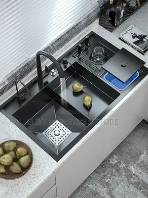 Luxury Multifunctional Smart Sink With Bin and Knife Holder
