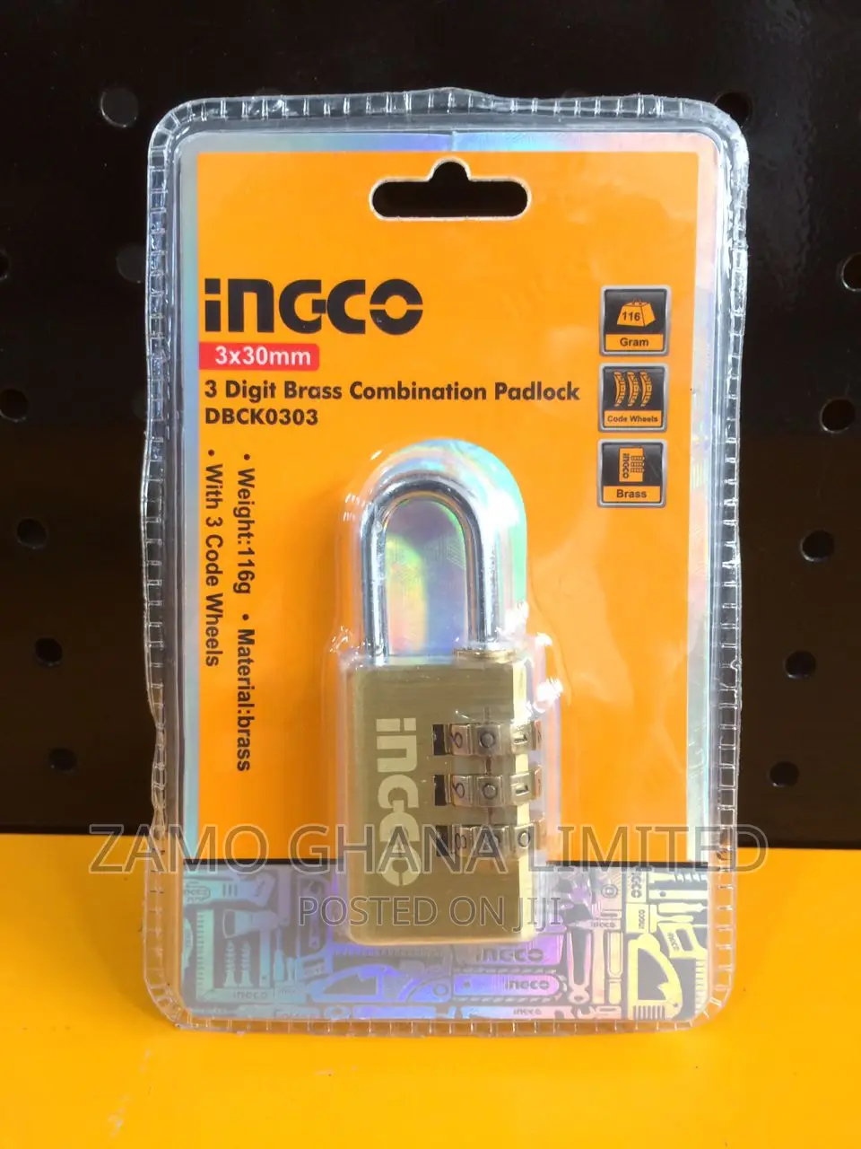 Combination Padlock 116g - Dbck0303
