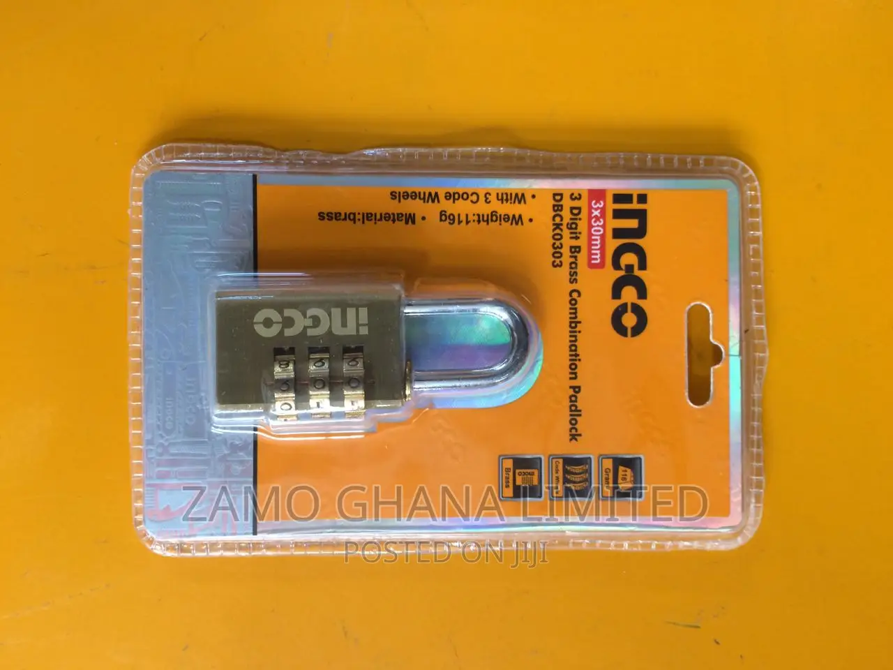 Combination Padlock 116g - Dbck0303