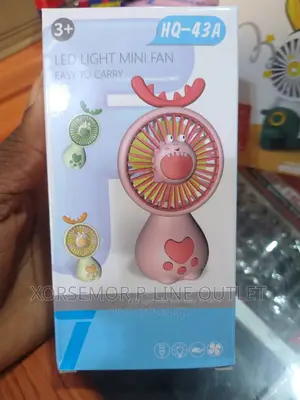 Portable Hand Fan With Led Light