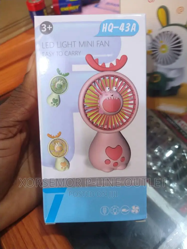 Portable Hand Fan With Led Light