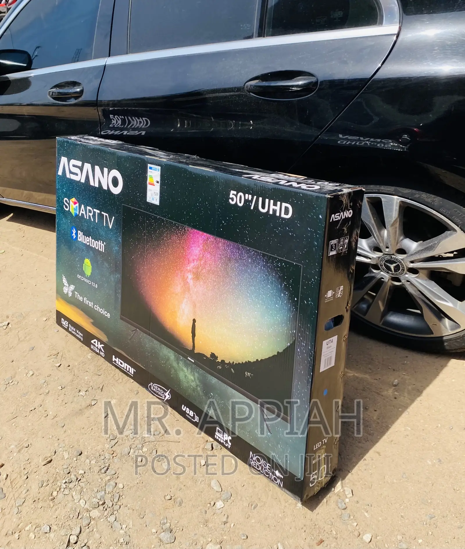 Shop Authentic Asano 50 Inch Ultra Hd Led Tv,Black.