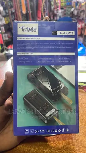 Original Triple Power Powerbank Tp-E003
