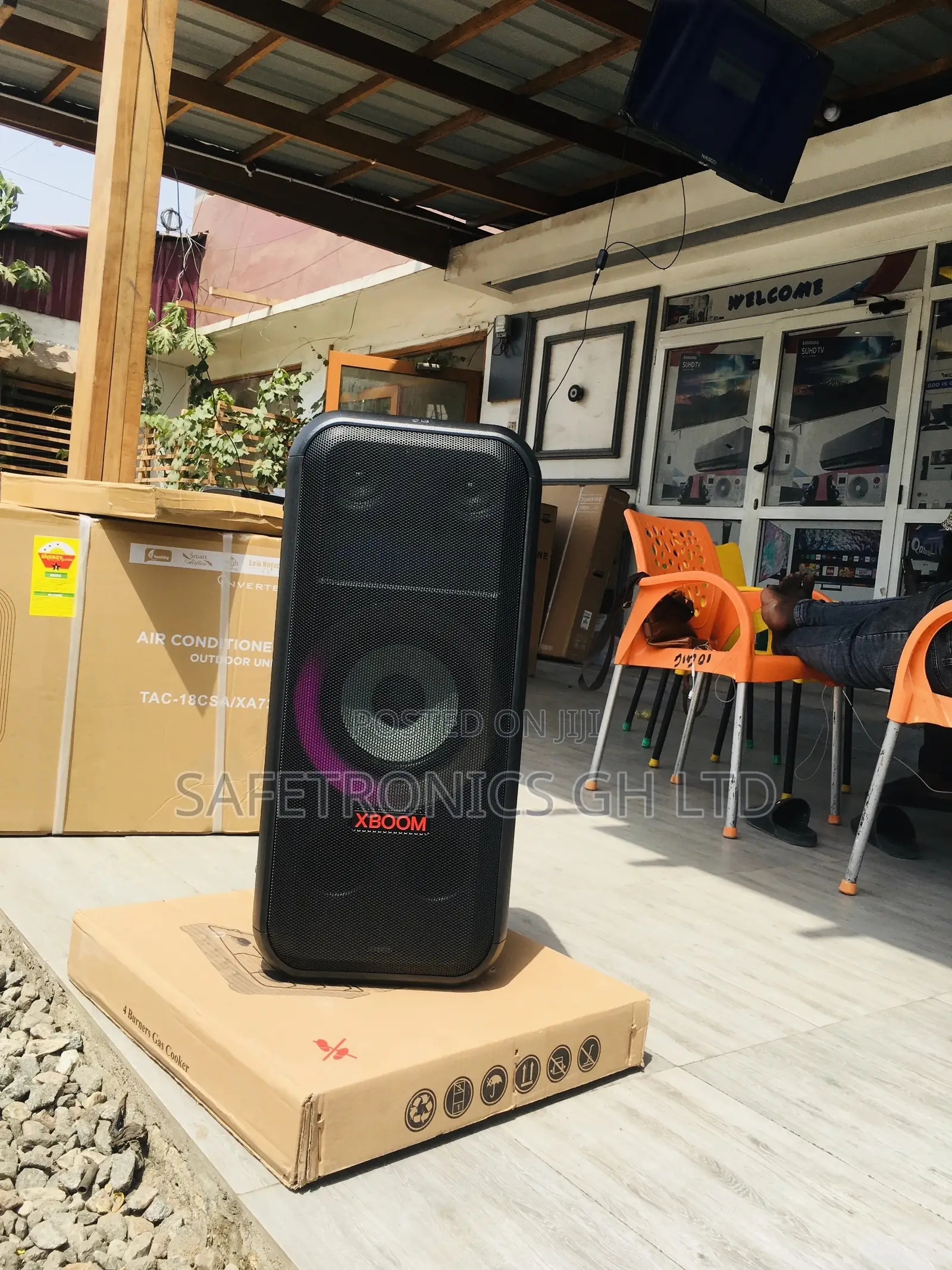 Electric Wireless LG XL7S Black Bluetooth Reliable Speaker
