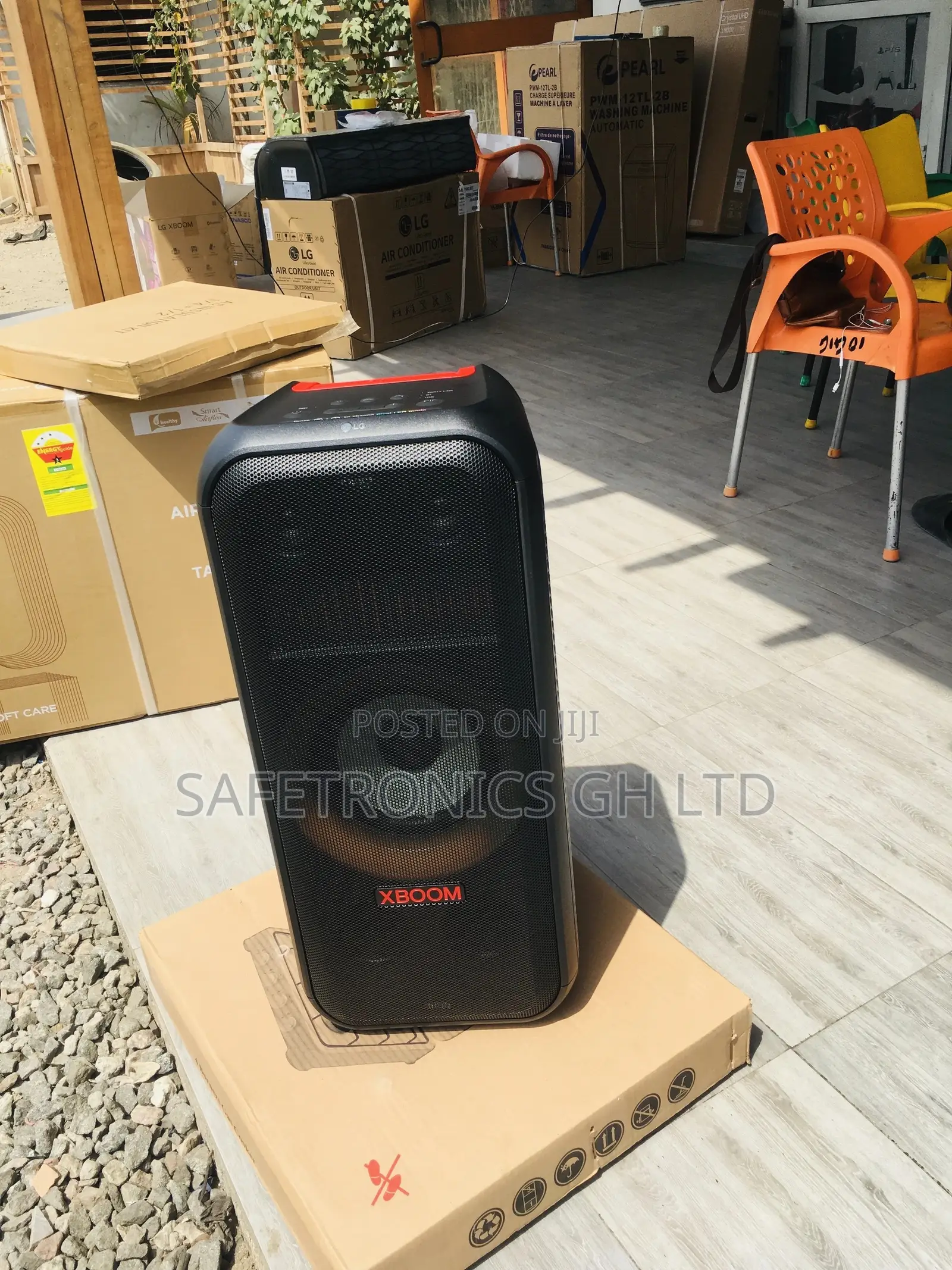 LG Lasting Bluetooth Black Electric Wireless XL7S Speaker