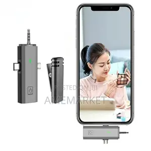 3in1 Wireless Microphone Noise Reduction. Type-C, iPhone,