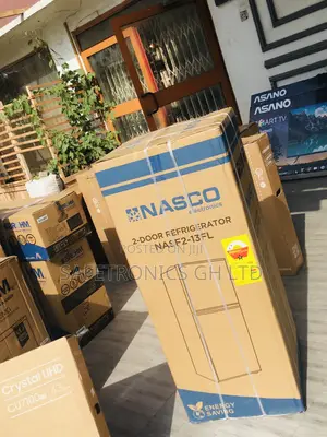Nasf2-13fl Doubledoor Topfreezer Gray Electric Nasco Fridge