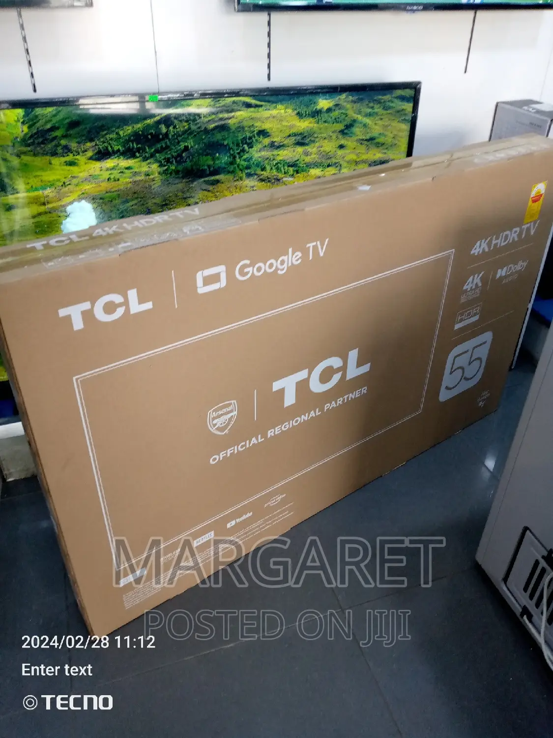 TCL 55 Inches Smart Uhd Tv