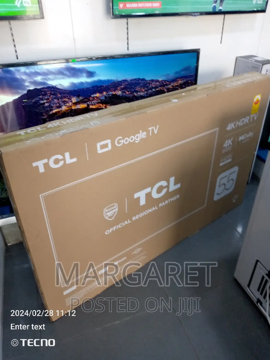 TCL 55 Inches Smart Uhd Digital Tv