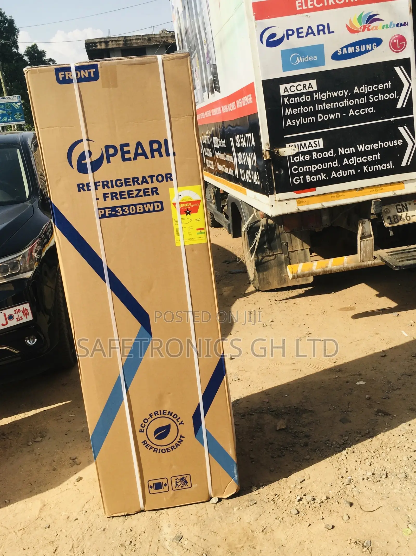 Purchase Pearl Doubledoor 251 Liters Bottomfreezer PF-330