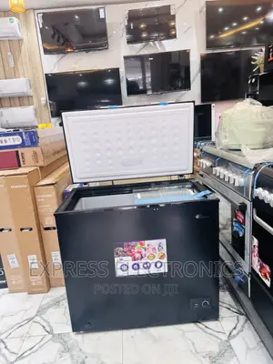 Lock and Key Chest Freezer Single Door Rainbow  200L