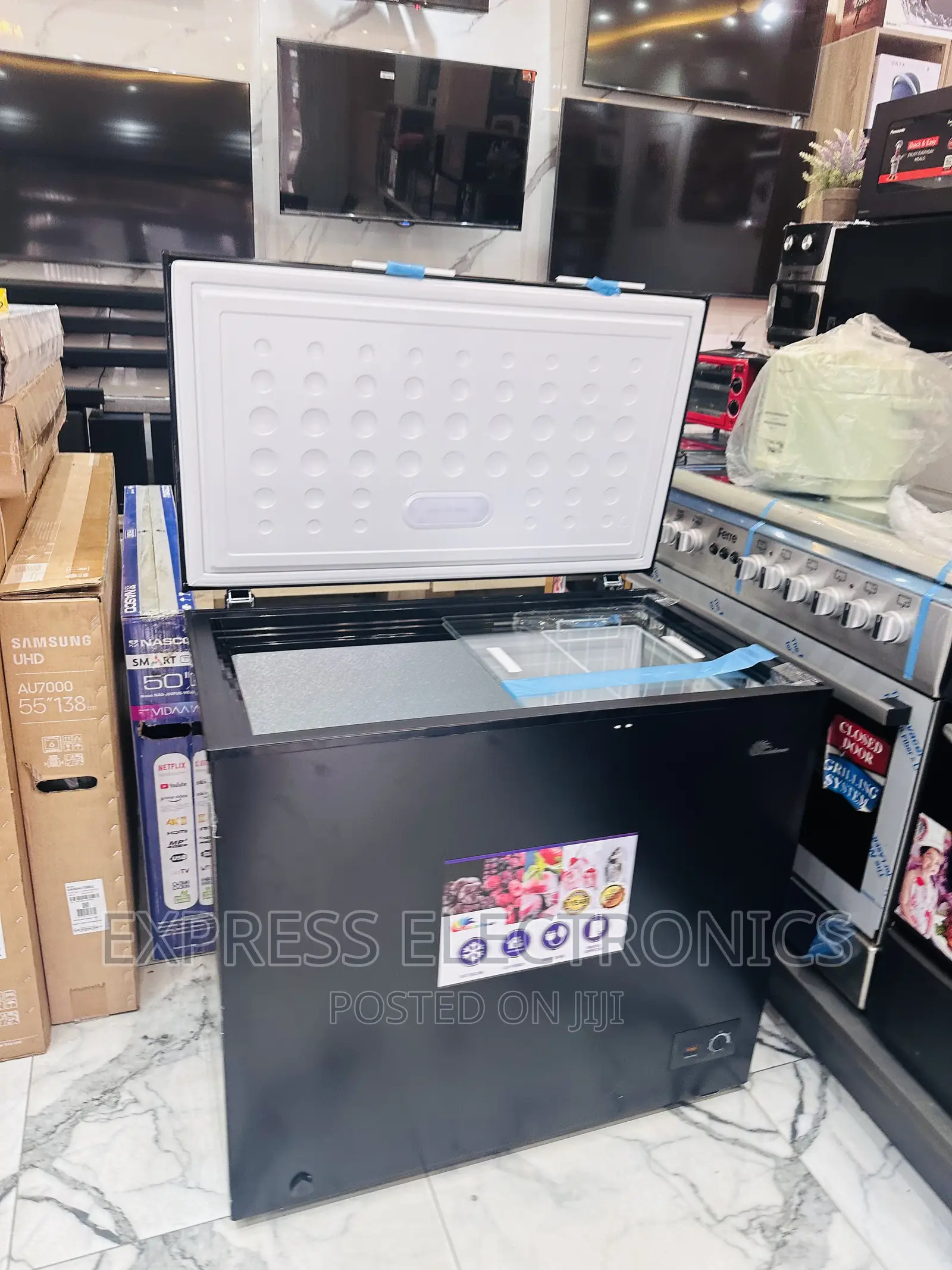 200L Chest Freezer Single Door Rainbow  W.