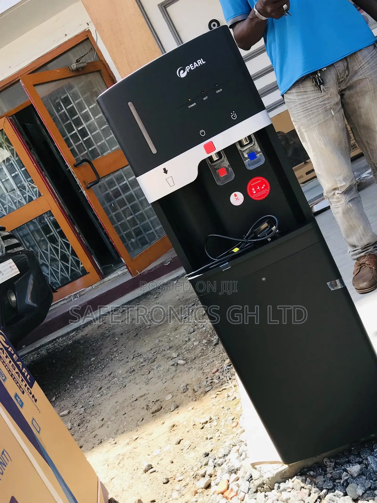 Black Hot/Cold Pearl PWD-1117 Water Dispenser Electric