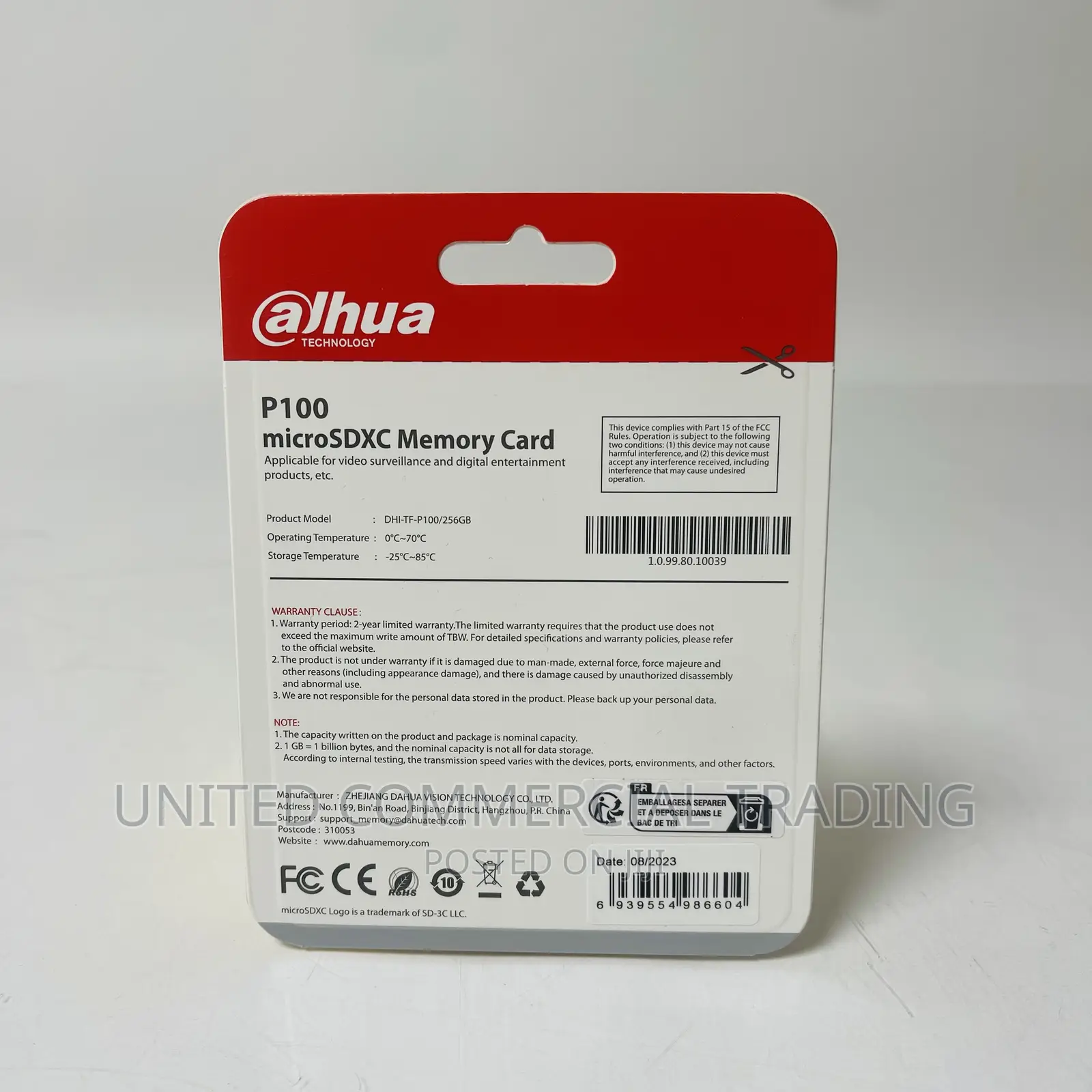 Dahua Micro Sd Card P100/256gb