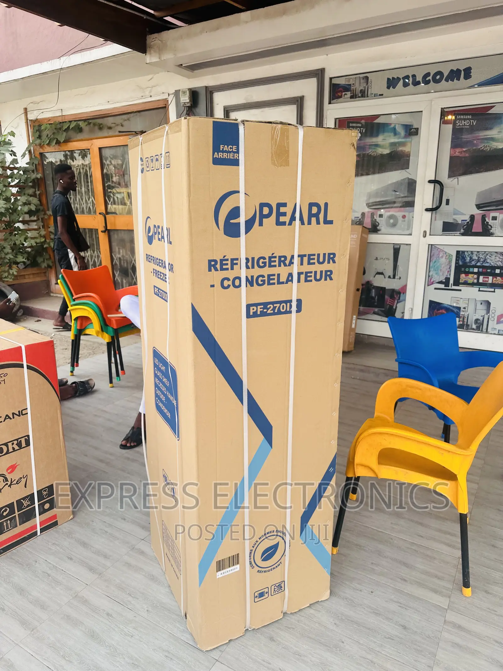 Sale for Less Pearl Fridge Pf-270ix Double Door 