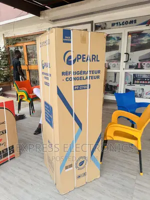 Authentic Sleek Double Door Fridge Pearl Pf-270ix