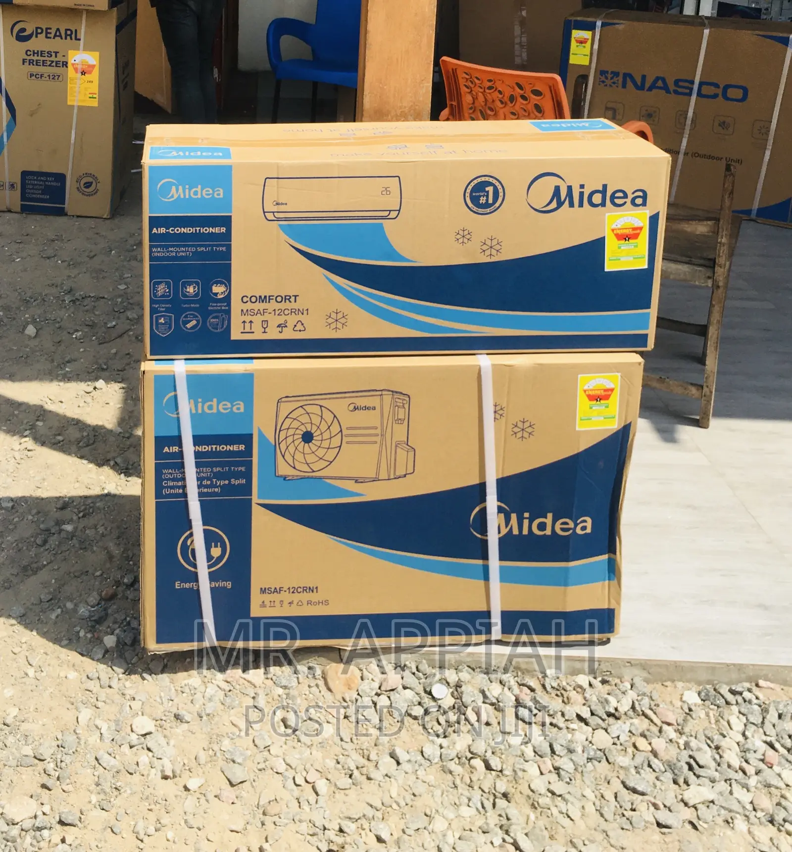 Extremely Chilling Midea2.0hp Split Type Inverter Ac(White)