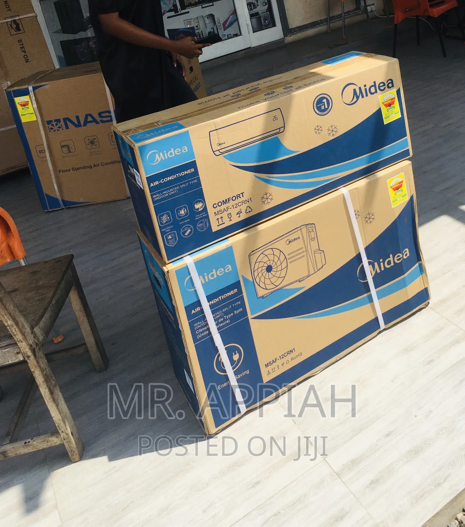 Authentic Midea 2.0hp Split Type Inverter Air Conditioner.