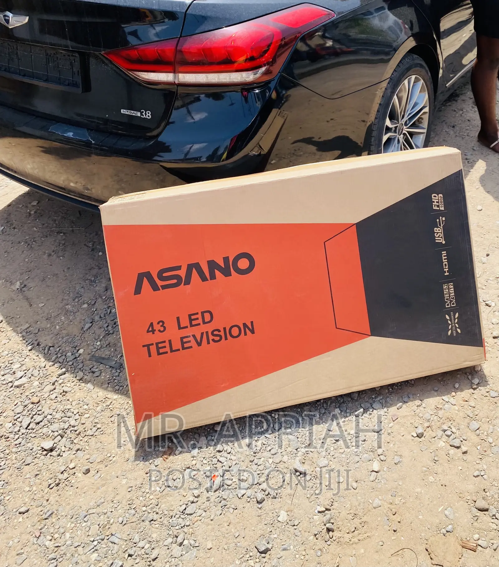 Latest and Affordable Asano 43” Digital Satellite Tv(Black)