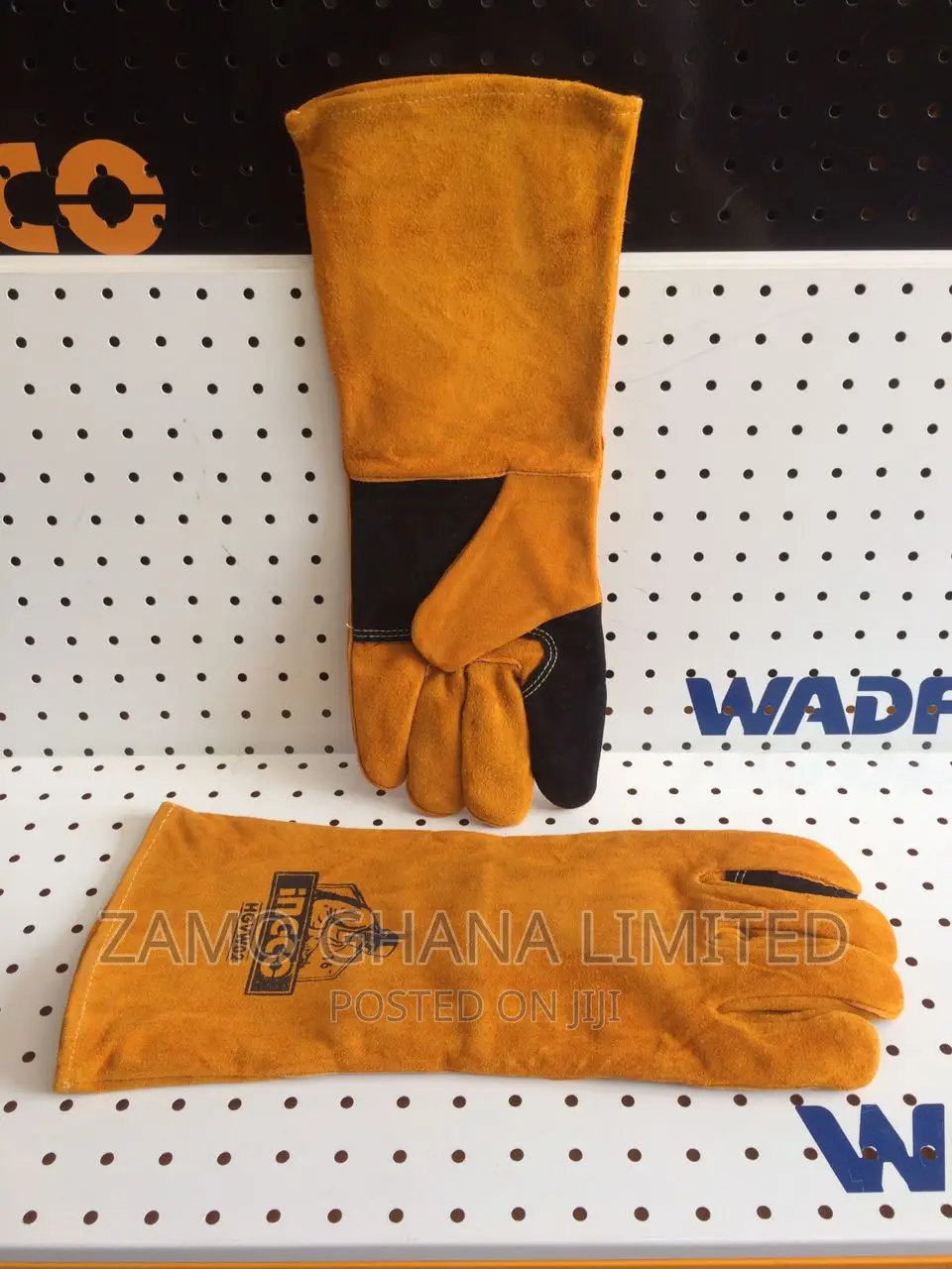 Welding Leather Gloves 16" - Hgvw02