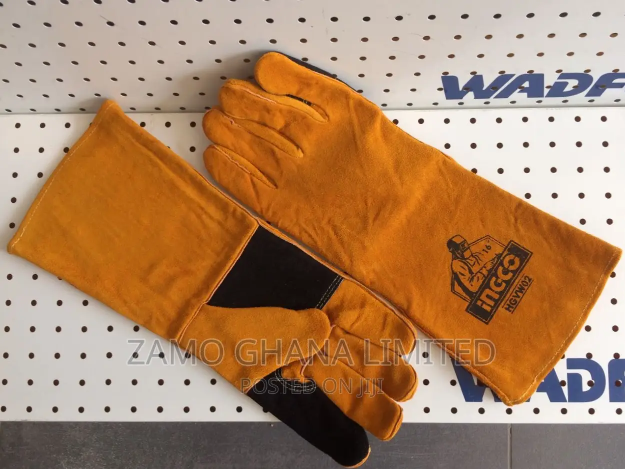 Welding Leather Gloves 16" - Hgvw02