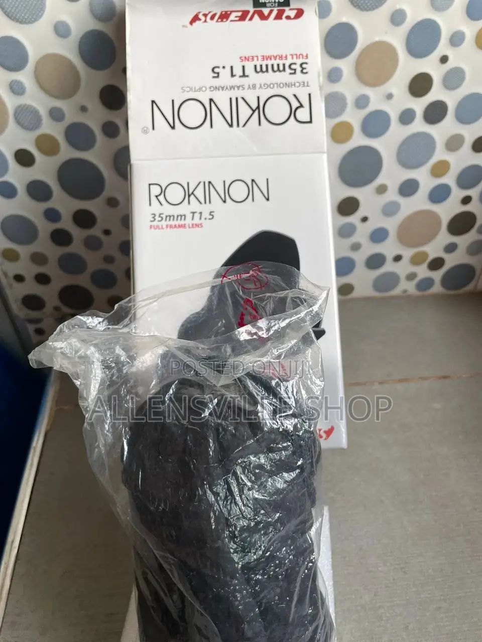 Rokinon 35mm T1.5 Cine DS Lens For Canon EF Mount