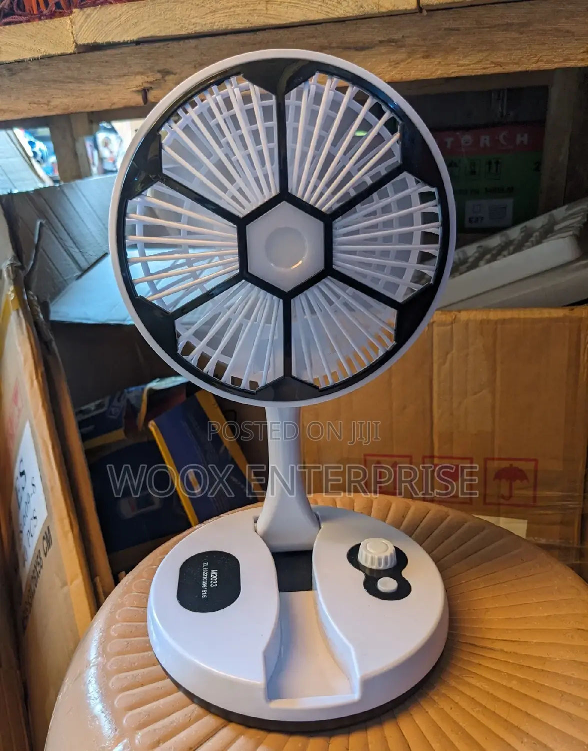 Rechargeable Mini Fan/Light
