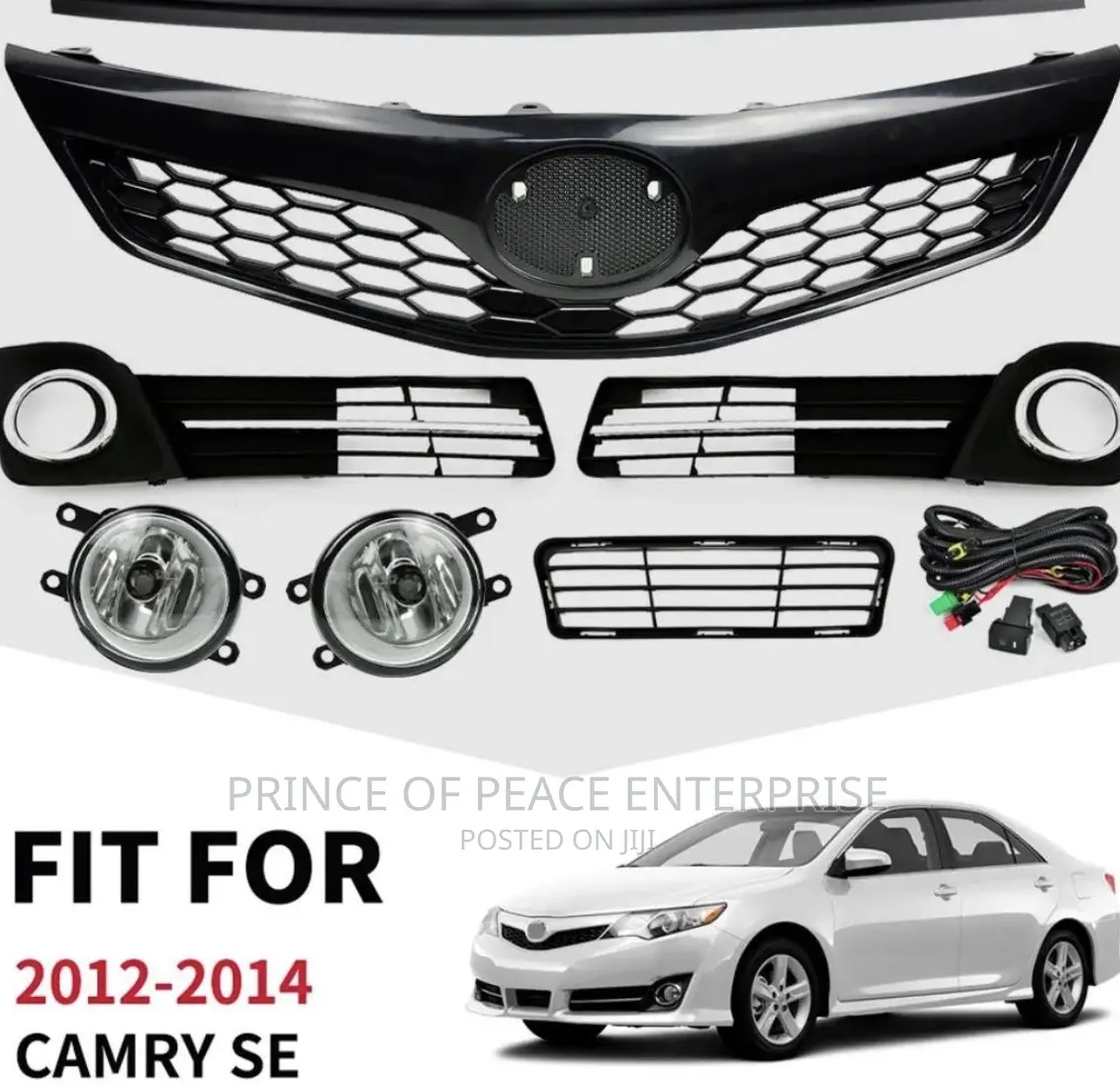 Toyota Camry 20012 To 20014 Front U/D Shares, Foglight/Cover