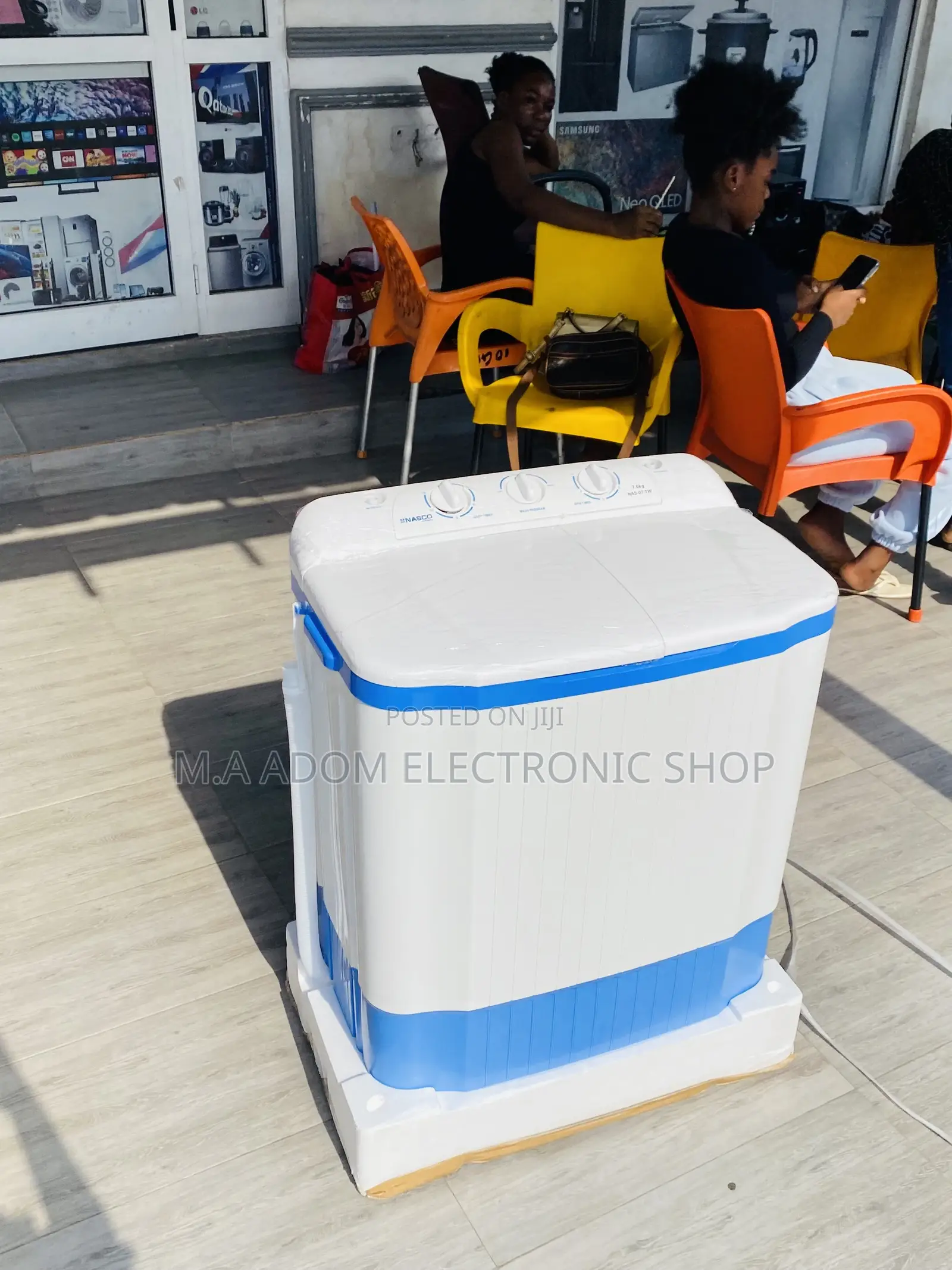 Fresh in Box Nasco 7kg Twin Tub Electric Washing Machine.