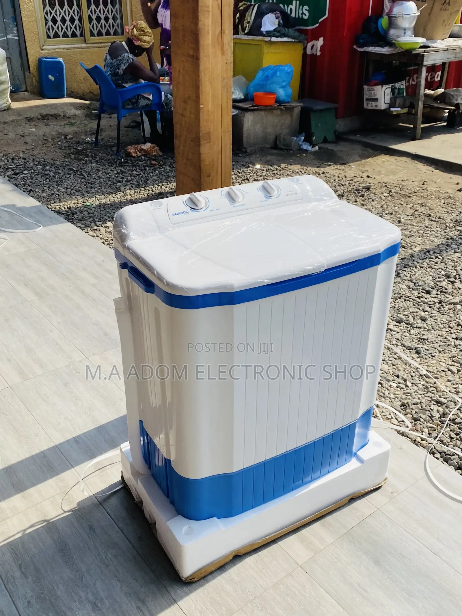 Nasco 7kg Twin Tub Electric Washing Machine.