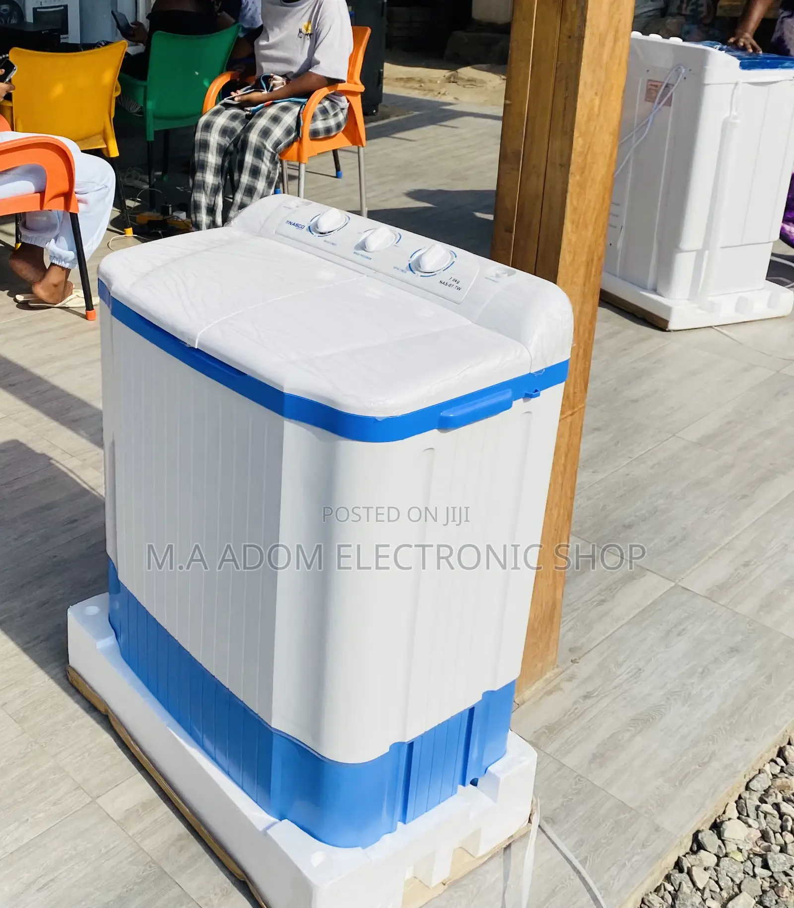 Shop Authentic Nasco 7kg Twin Tub Electric Washing Machine.