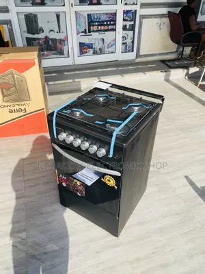 Lovely Design Volcano 50x50(Black)4 Gas Burner With Oven.