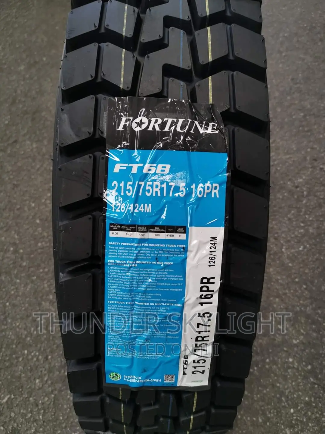 215/75r17.5 Tyre Fortune