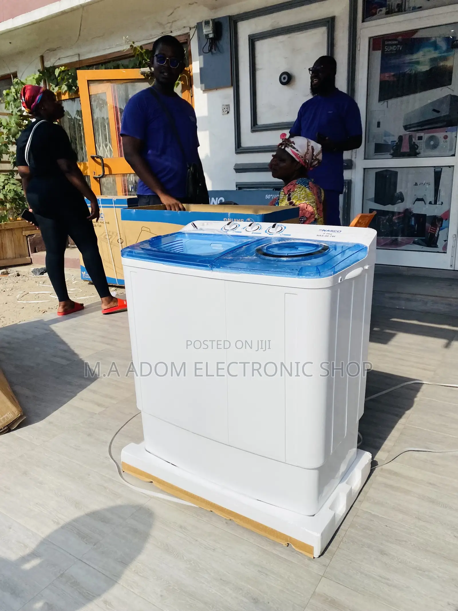 Brand New Nasco 8kg Twin Tub Electric Washing Machine.